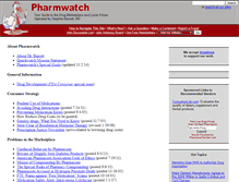 Tablet Screenshot of pharmwatch.org